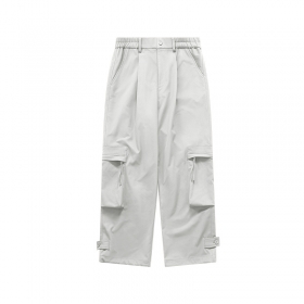 Свободные светло-серые брюки INFLATION с 2-мя большими карманами
