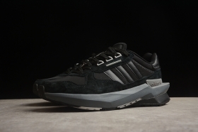 Кроссовки Adidas originals Treziod PT черные на серой подошве