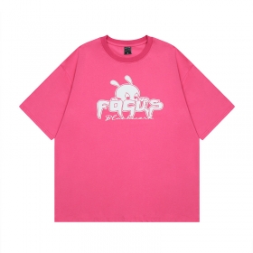 Розовая Punch Line классического кроя футболка с принтом