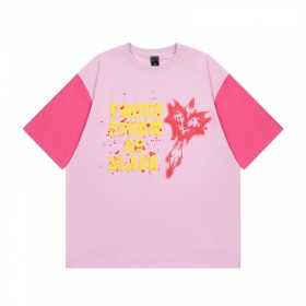 Стильная розовая женская футболка Punch Line с коротким рукавом