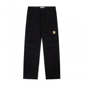 Чёрные штаны Carhartt с накладными карманами