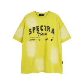 Прямого кроя футболка SPECTRA VISION выполнена в желтом цвете