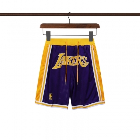 Желто-синие NBA с надписью "Lakers" спортивные на резинке шорты