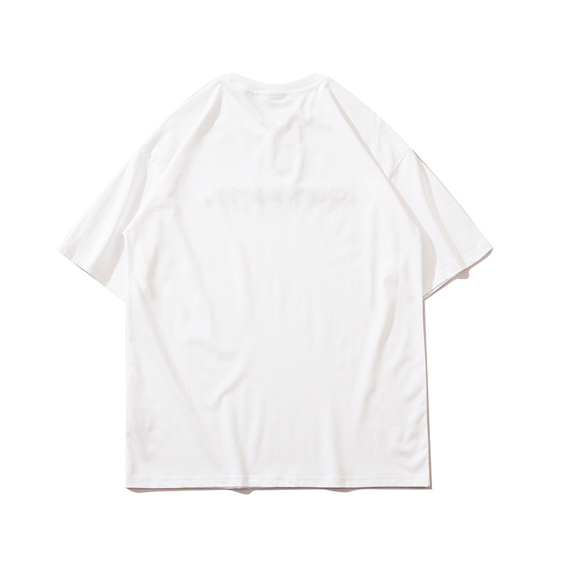 Carhartt футболка белого цвета с вышитым черным лого спереди
