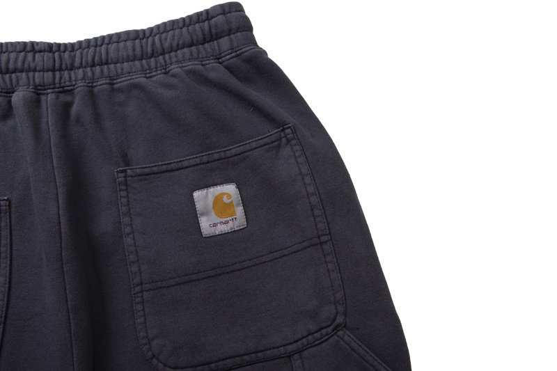 Широкие спортивные штаны CARHARTT угольно-серого цвета с карманами