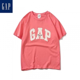 Повседневная GAP футболка розового-цвета из плотного трикотажа