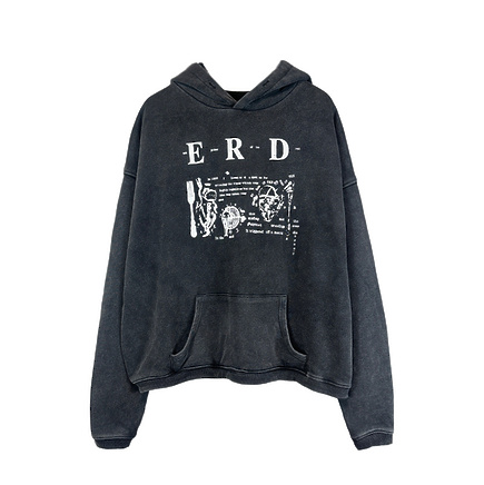 Enfants Riches Deprimes худи темно-серого цвета с капюшоном