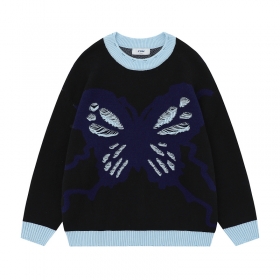 THINKER универсальный черного цвета свитер с бабочками