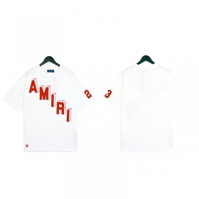 Базовая белая с модным принтом "23" от бренда AMIRI футболка