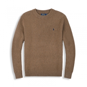 Оригинальная модель от бренда Polo Ralph Lauren коричневый свитер