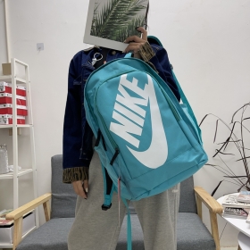 Спортивный рюкзак с лого Nike бирюзовый из плотного полиэстера