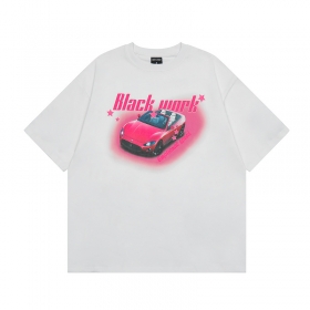 Базовая футболка Punch Line с ярким принтом "Машина" белый - цвет 