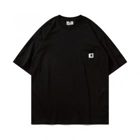 Carhartt чёрная из натурального хлопка футболка с короткими рукавами