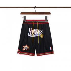Баскетбольные сетчатые шорты NBA с надписью спереди "Sixers"