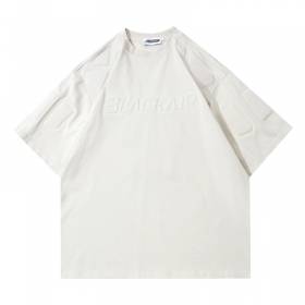 Универсального покроя белая от бренда Made Extreme хлопковая футболка