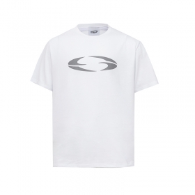 С фирменным логотипом на груди Grailz футболка в белом цвете