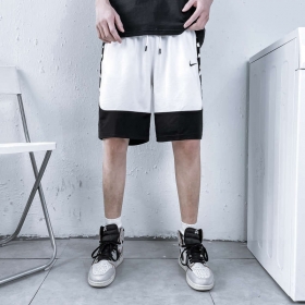 Широкие прямого кроя белые шорты Nike из 100% хлопка