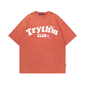 Rhythm Club кирпичного цвета футболка с рисунком "Черепа"
