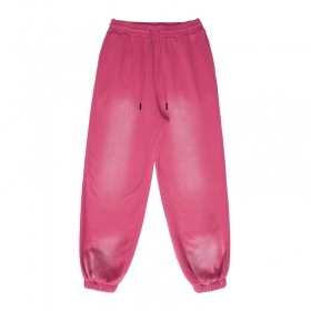Широкие розовые штаны оверсайз BE THRIVED на резинке со шнурком