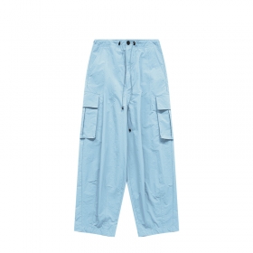 INFLATION голубые карго штаны из непромокаемого текстиля