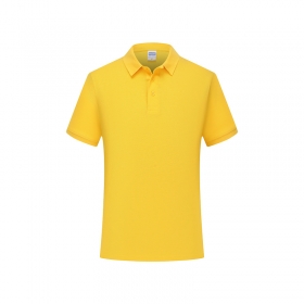 Элегантная футболка с воротником UT&UT в желтом цвете