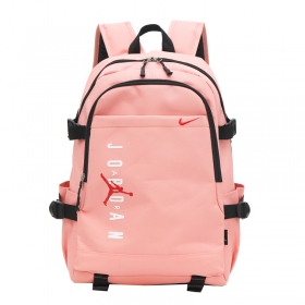 Air Jordan розовый рюкзак с регулирующими застёжками по бокам