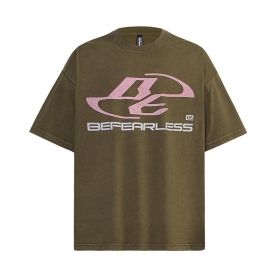 Долговечная модель футболки Befearless в коричневом цвете