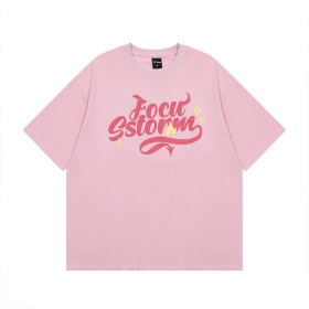 Женская розовая футболка от поставщика Punch Line из хлопка 