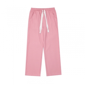 Прямые брюки розового цвета TIDE EKU на широкой резинке