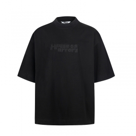 House Of Errors футболка с воротником стойка в черном цвете