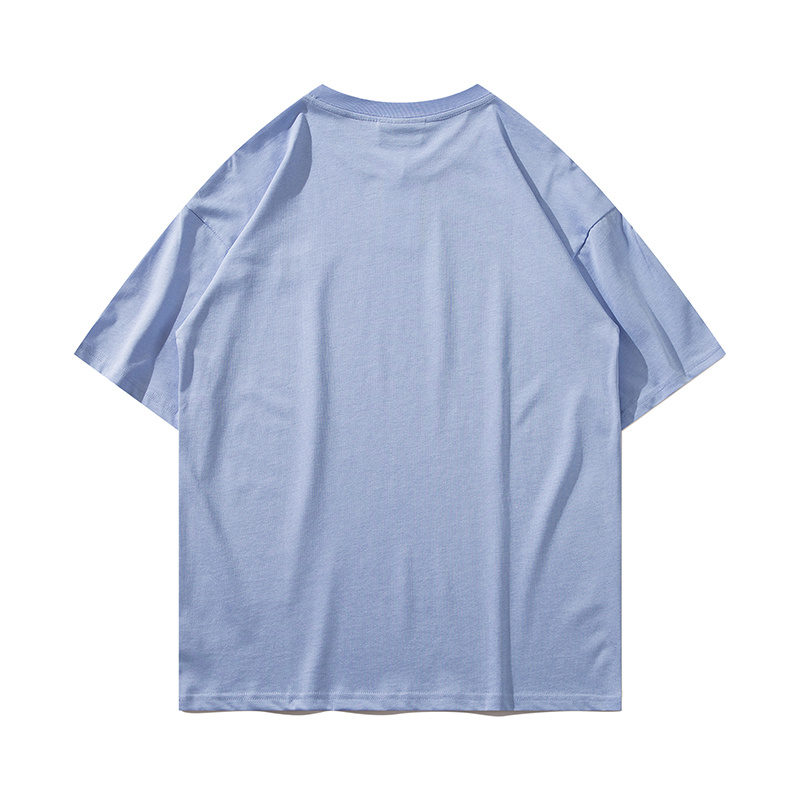 Базовая голубая футболка Carhartt с вышитым логотипом