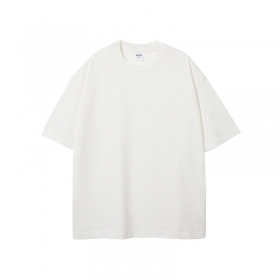 Белая уплотнённая повседневная футболка ARTIEMASTER плотностью 305г