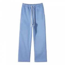 Простые хлопковые штаны ARTIEMASTER голубого цвета
