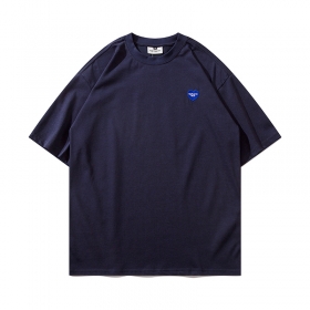 Прямого кроя повседневная тёмно-синяя футболка с логотипом Carhartt