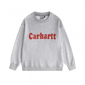 Carhartt серого цвета свитшот с эластичными манжетами