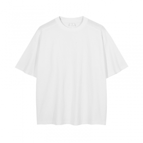 Белая лёгкая футболка ARTIEMASTER с декоративными швами на спине