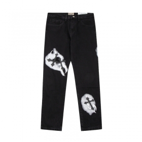 Стильные чёрного-цвета Gallery Dept джинсы со средней посадкой