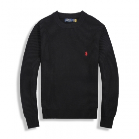 Базовый черного цвета свитер Polo Ralph Lauren с логотипом