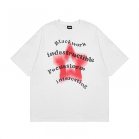 Белая Punch Line футболка с принтом "Красная звезда"