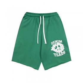 Зеленого цвета Denim Tears шорты с карманами прямого кроя