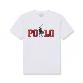 Оригинальная белая из натурального хлопка футболка Polo Ralph Lauren