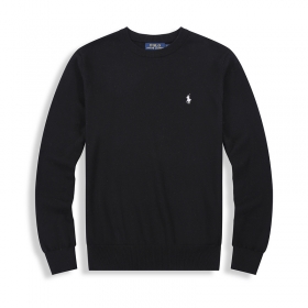 Повседневный свитер черного цвета Polo Ralph Lauren