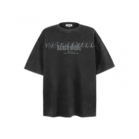 Брендовая футболка VANCARHELL выполнена в графитовом цвете
