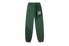Спортивные зелёные штаны Corteiz на эластичной резинке