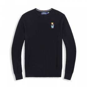 Черного цвета кашемировый свитер Polo Ralph Lauren