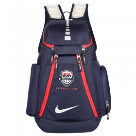 Nike синий спортивный рюкзак с гелевыми вставками на лямках