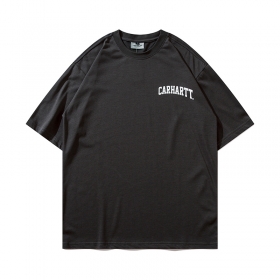 Универсальная футболка Carhartt тёмно-серая выполнена из 100% хлопка