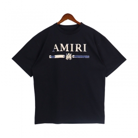 Черная базовая футболка AMIRI с брендовой надписью