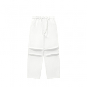 Белые INFLATION штаны со складками на коленях выполнены из полиэстера