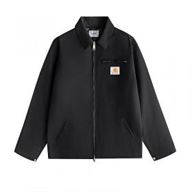 Куртка от бренда Carhartt черного цвета с воротником стойка
